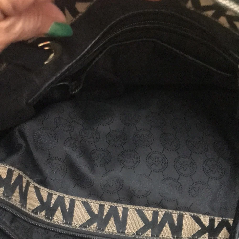 Michael Kors Brown Logo Tote Bag - Picture 3 of 12